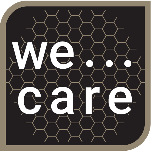Logo We Care, samenwerkingspartner van Osteopathie Martius